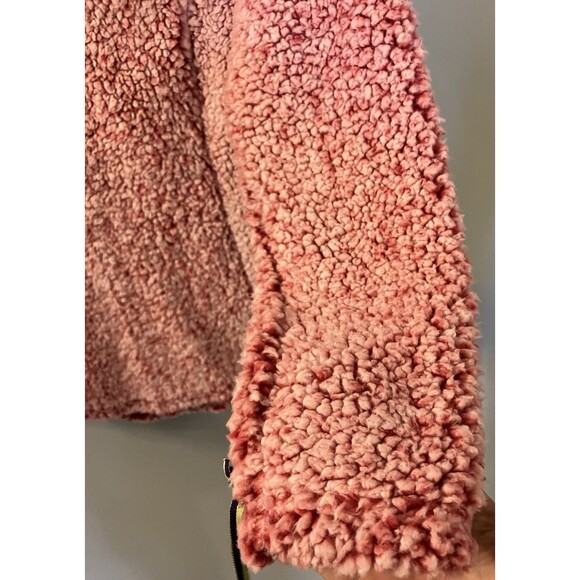 Te Verde Fleece Pullover 1/4 zip Jacket Red/Ivory Size Small NWT - Picture 7 of 9